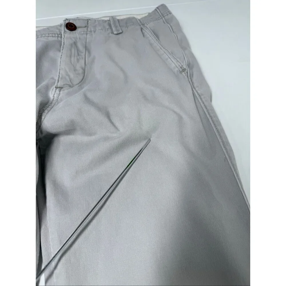 Set Of 2 Hollister Men’s Skinny Chino Sz 29/27 Gray Brown See Description